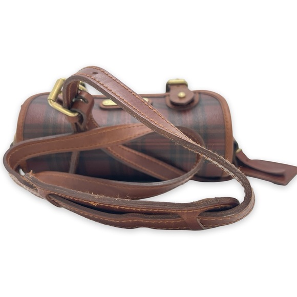 *RARE* Polo Ralph Lauren Red Tartan Mini Crossbody Messenger Bag! - Picture 11 of 17